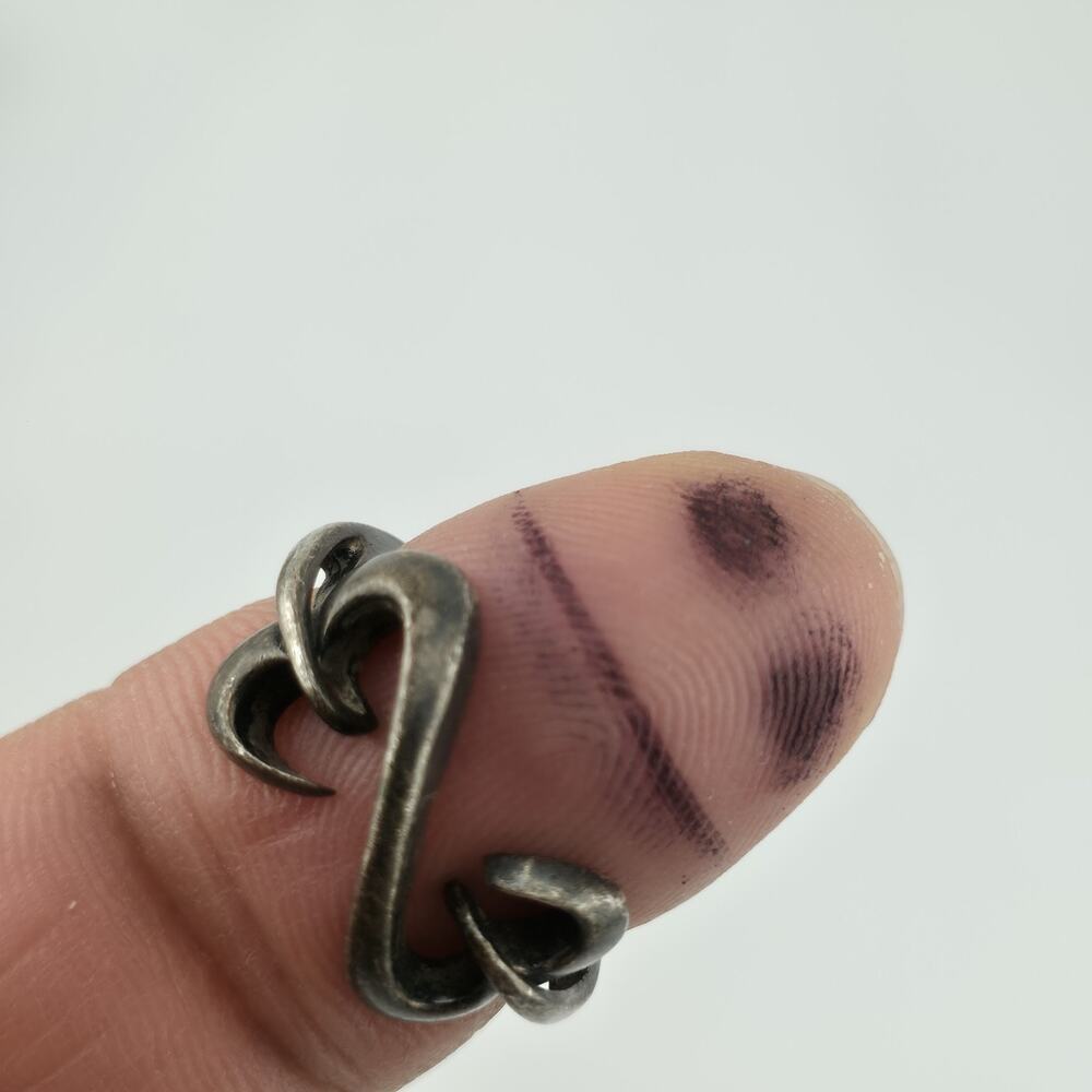 Kay Jewelers Jane Seymour Open Heart Sterling Silver 925 Ring Patina Size 6